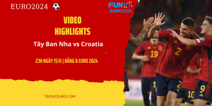 Xem ngay video highlights trận đấu giữa Tây Ban Nha và Croatia với kết quả 3-0 diễn ra lúc 23h ngày 15/6 trong khuôn khổ Bảng B Euro 2024. Cập nhật những pha bóng hấp dẫn và bàn thắng đẹp mắt!